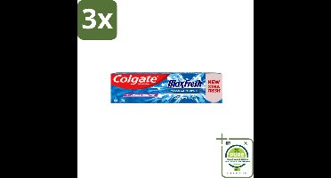 3 x Colgate Tandpasta Maxfresh Coolmint 100 ml - Grootverpakking - Tandpasta - Colgate - Frisse Adem - Mondhygiëne - Cool Mint