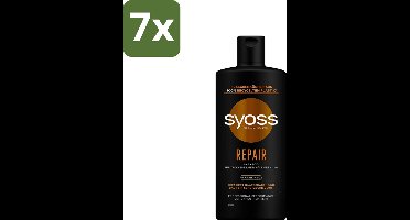Syoss Repair Shampoo - Shampoo - Herstel - 440 ml - Bulkverpakking - 7 stuks