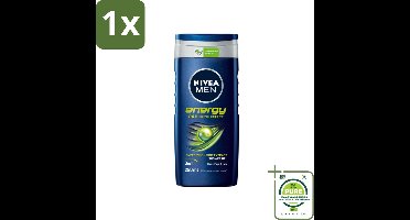 1 x Nivea - Men - Energy Douchegel - Langdurig Fris Gevoel - 250 ml - Douchegel - NIVEA MEN - Energie - Fris - Verfrissend