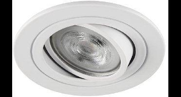 LED inbouwspot Gijs -Rond Wit -Extra Warm Wit -Dimbaar -3W -Philips LED