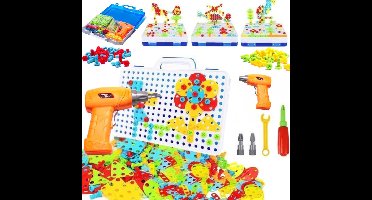 Velours Max® - Constructie Speelgoed - 237 Delig - Speelgoed - Educatief Speelgoed - Puzzel - Puzzels - Blokken - Bouwblokken - Montesorri Speelgoed - Speelgoed 3 Jaar - Speelgoed 4 Jaar