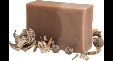 RNCosmetics – Sandelhout Zeep – Kalmerende, Zuiverende & Voedende Ambachtelijke Zeep met Sandelhoutolie voor Droge, Onzuivere & Acnegevoelige Huid – Natuurlijke Scheer- & Bodyzeep met Mannelijke Geur