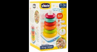 Chicco Kleurrijke Stapelpiramide 2-in-1 Balansspel