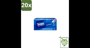 20 x Tempo – Tissues Box – Original - Grootverpakking - Tissue Doek - Zachte Tissues - 4-laags Tissue - Wasmachinebestendige Tissues - Hygiënische Tissues