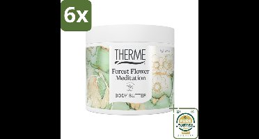 Therme – Body Butter – Forest Flower Meditation – 225 g - Voordeelverpakking - 6 stuks - Huidverzorging - Natuurlijke geur