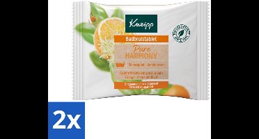 2 x Kneipp - Badbruistablet - Oranje lindebloesem - Badtablet - Badproduct - Oranje Lindebloesem - Ontspanning - Stressvermindering