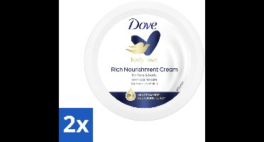 Dove Bodycrème - Voedend - 150 ml - Voordeelverpakking - 2 stuks