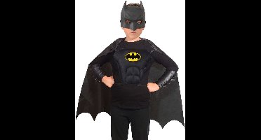 Dc Comics Kostuum Batman Jongens Polyester Zwart One-size 5-delig