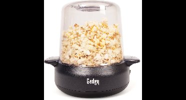 Gadgy Premium Popcornmachine – Popcornmaker - Vers & Huisgemaakt Popcorn in 4–5 Minuten - 500W - Zwart