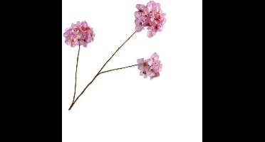 Kunstbloem Hortensia Roze - 85 cm