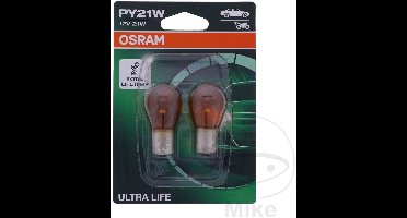 Ampoule 12V21W BAU15S Osram Blister de 2 Ultra Life