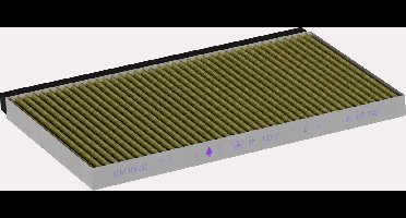 Bosch DWZ1IB1B6 - Clean Air Plus geurfilter - geschikt voor geïntegreerde blokdesign schouwkap serie 2/4/6/8, 60/80/90 cm