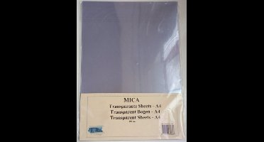 Top-Hobby Mica Sheets Transparant - A4 formaat - 180 Mu dik - 5 stuks