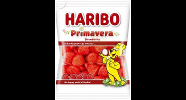 Haribo Primavera Strawberries -Halal - 18x80g Voordeeldoos