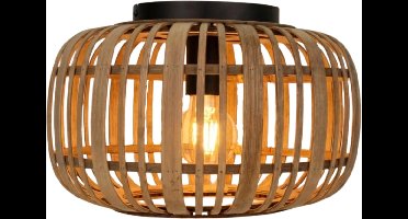 Various Rattan Plafondlamp - Bruin - Ø33 cm - E27 - Natuurlijk materiaal