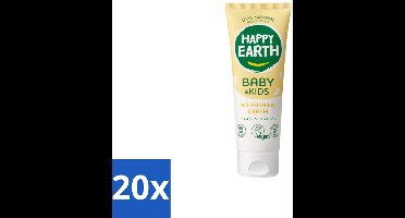 Happy Earth – Nourishing Cream – 100% Natuurlijk Baby & Kids – 75 ml - Bulkverpakking - 20 stuks