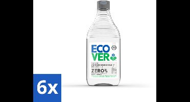 Ecover - Afwasmiddel ZERO - Parfumvrij - 450 ml - Voordeelverpakking - 6 stuks