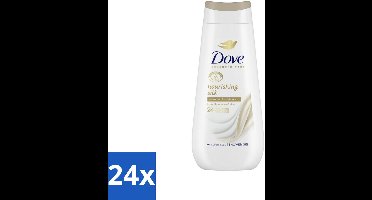24 x Dove Douchecrème - Nourishing Silk - 225 ml - Douchecrème - Dove - Hydratatie - Droge Huid - Voeding