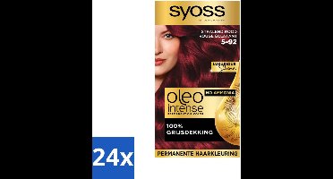 Syoss Oleo Intense - Haarverf - 5-92 - Stralend Rood - 115ml x 24