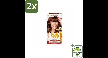 Garnier - Belle Color 50 - Haarkleuring - Mahonie - Permanente Kleur - Voordeelverpakking - 2 stuks - Permanente haarkleur - Grijsdekking