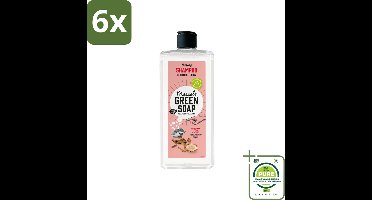 Marcel's Green Soap - Shampoo - Argan & Oudh - Versterkt & verzorgt - 300 ml - Voordeelverpakking - 6 stuks - Haarverzorging - Shampoo