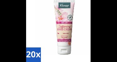 20 x Kneipp - Handcrème - Soft Skin - Amandelbloesem - 75 ml - Handcrème - Droge Handen - Gevoelige Handen - Amandelolie - Sheabutter