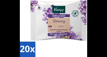 20 x Kneipp - Badbruistablet - Lavendel - Badbruistablet Lavendel - Ontspanning - Stressvermindering - Rust - Natuurlijke Geur