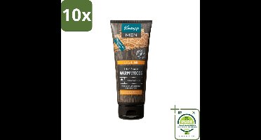10 x Kneipp - Douchegel - Men - Warm Woods - 2-in-1 - 200 ml - Grootverpakking - Douchegel - Mannen - Verzorging - Natuurlijke Ingrediënten - Cedernoot