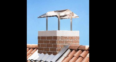 Silver Openhaard Afzuigkap – Rookafvoer – Schouwkap – Gevelkap – Ventilatierooster – Compact 50x60x37 cm – Metaal – Polijst Finish – Voor Kleine En Middelgrote Openhaarden