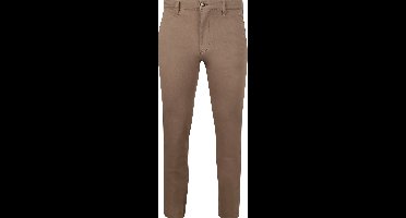Suitable Chino broek Philo Flex Taupe - Maat W 34 - L 30 - Heren - Mannen broeken