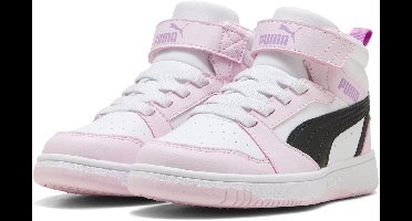 PUMA Puma Rebound V6 Mid AC+ PS Unisex Sneakers - PUMA White-PUMA Black-Pearl Pink