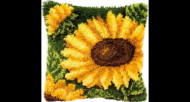 Vervaco - Knoopkussen kit - Zonnebloem - PN-0014176 - Borduren - Borduurpakket - Borduurpakket volwassenen - Borduurpakket kind