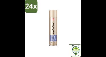 Wella – Flex 2 Days Volume – Haarspray Extra Strong – 400 ml - Voordeelverpakking - 24 stuks - Haarspray - Volume