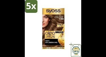 Syoss Oleo Intense - Haarverf - 6-80 - Caramelblond - 115ml x 5