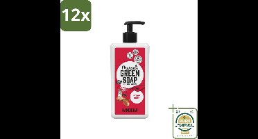Marcel's Green Soap - Handzeep Argan & Oudh - Plantaardig & duurzaam - 500 ml - Voordeelverpakking - 12 stuks - Oudh - Natuurlijke handzeep
