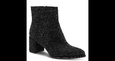 Marco Tozzi Dames Enkellaarsje 2-25398-45 001 F-breedte Maat: 38 EU