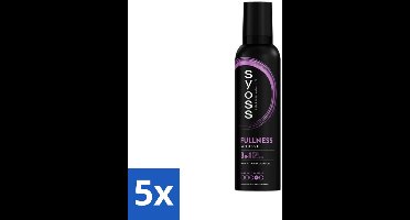 Syoss - Fullness - Haarmousse - Lichtgewicht Volume - 250 ml - Bulkverpakking - 5 stuks