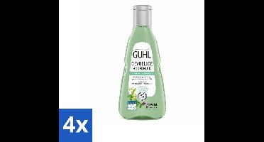 Guhl - Shampoo - Gevoelige Hoofdhuid - 250 ml - Voordeelverpakking - 4 stuks