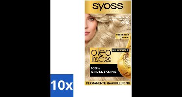 Syoss Oleo Intense - Haarverf - 9-10 - Stralend Blond - 115ml x 10