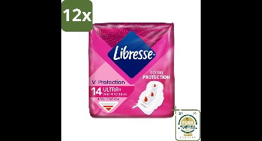 Libresse – Inlegkruisjes – Invisible Normal Clip – Discreet en flexibel – 14 Inlegkruisjes - Voordeelverpakking - 12 stuks - Onzichtbaar - Flexibel