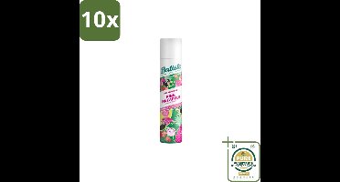 10 x Batiste - Pink Pineapple - Droogshampoo - Friszoete Geur - Verfrist en Geeft Volume - 200ml - Grootverpakking - Droogshampoo - Fris Haar - Fruitige Geur - Tropisch Haar - Haarkleur