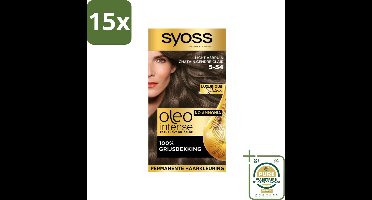 Syoss Oleo Intense - Haarverf - 5-54 - Licht Asbruin - 115ml x 15