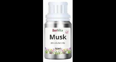 Musk Olie 50ml - Pure Etherische Olie - Plantaardige Muskus Geur - Ambrette - Muskuszaadolie
