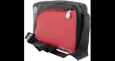 VW T1 Bus Messenger Bag met Bandenprofiel - Vintage Logo/rood&zwart