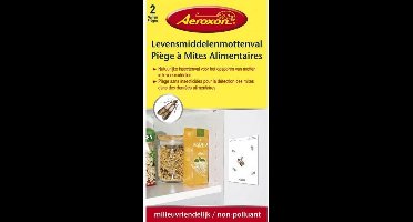 Levensmiddelenmottenval - 2 vallen - set van 8 stuks