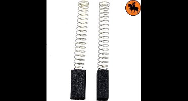 Koolborstelset voor Black & Decker frees/zaag HD2040 - 6x8x15mm