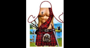 Benza Schort Scottish Man - Sexy/Leuke/Grappige/Mooie Keukenschort