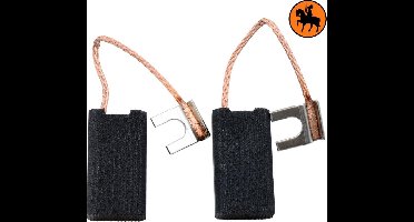 Koolborstelset voor Black & Decker frees/zaag PAG617 - 6,35x12x22mm