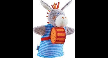 Haba Klankhandpop Ezel 33 Cm Grijs/blauw