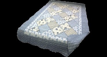 Bedsprei Koen Unique Living  220 x 220 cm.